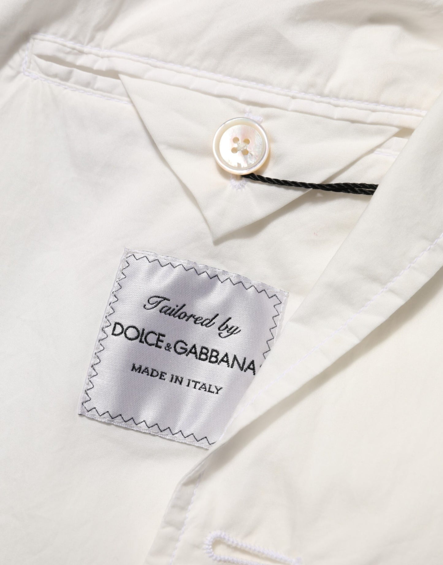 White Cotton 1 Button Men Suit Blazer