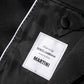 Black MARTINI Double-Breasted Suit Blazer