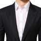 Dark Blue Wool NAPOLI 2 Button Men Suit Blazer
