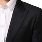 Dark Blue Wool NAPOLI 2 Button Men Suit Blazer