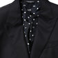 Dark Blue Wool NAPOLI 2 Button Men Suit Blazer