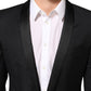 Black GOLD 1 Button Suit Jacket Men Blazer