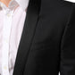 Black GOLD 1 Button Suit Jacket Men Blazer