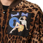 Brown Leopard Print "Sneak Peek" Patch Jacket