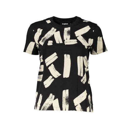 Black Cotton T-Shirt