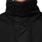 Black Nylon Puffer Men Full Zip Jacket
