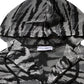 Gray Camouflage Hooded Sweatshirt Jacket