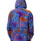 Blue Tie Dye Logo Hooded Sweatshirt Jacket