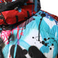 Multicolor Graffiti Hooded Sportswear Vest Jacket