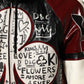 Multicolor Hooded Leather DG King Men Biker Jacket