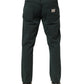 Green Cotton Stretch Men Loose Denim Jeans