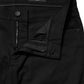 Black Cotton Mid Waist Skinny Men Denim Jeans