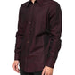 Violet GOLD Cotton Collared Dress Formal Shirt