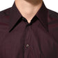 Violet GOLD Cotton Collared Dress Formal Shirt