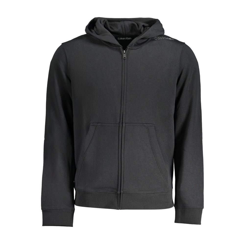Black Polyester Sweatshirt