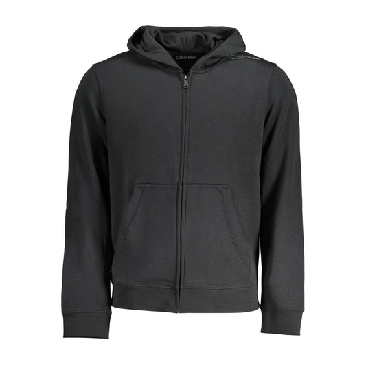 Black Polyester Sweatshirt