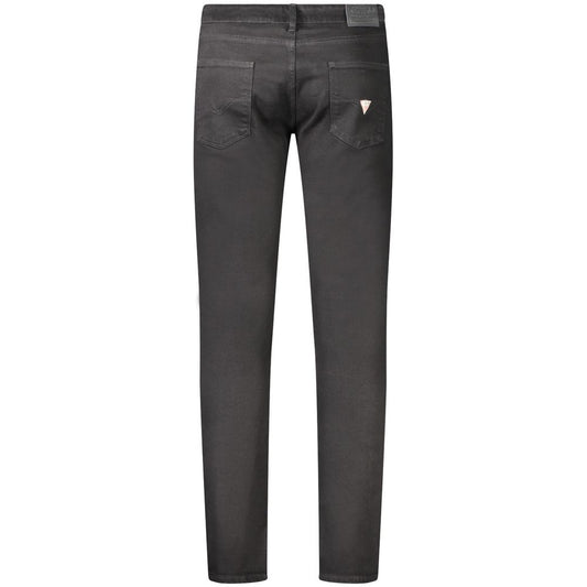 Black Cotton Jeans Denim