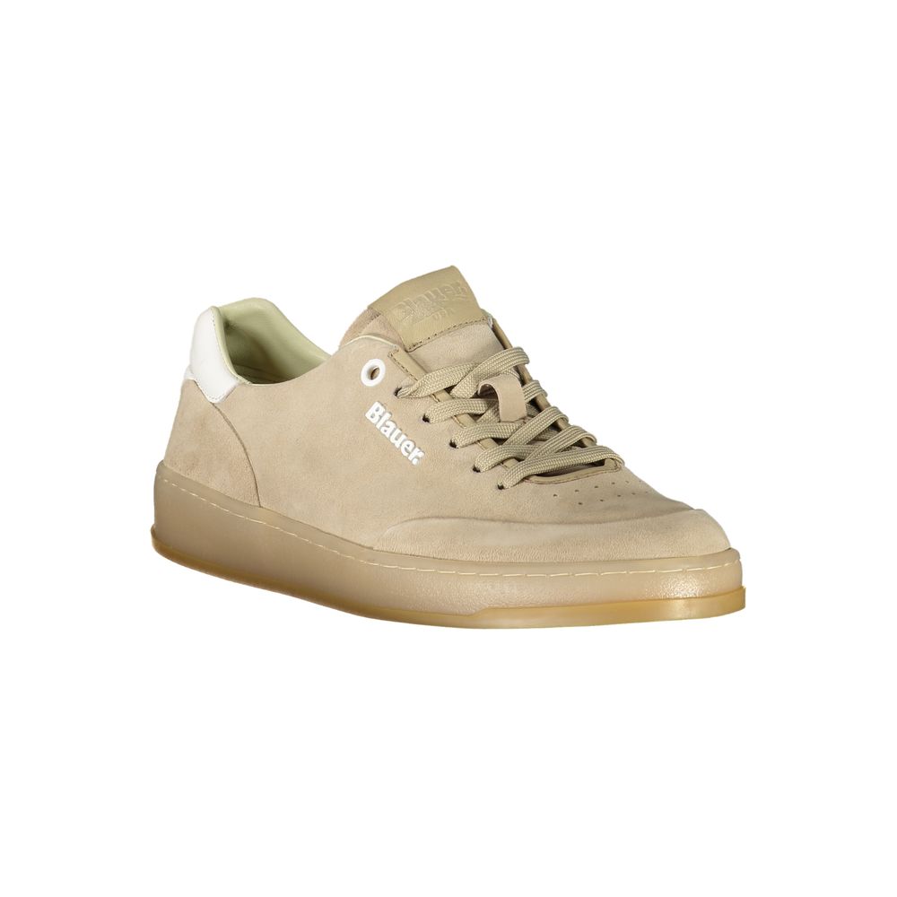 Beige Polyester Sneaker