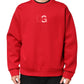 Red DG Logo Crew Neck Men Sweatshirt Sweater