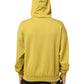 Yellow Logo Cotton Hooded Sweatshirt Sweater