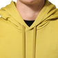 Yellow Logo Cotton Hooded Sweatshirt Sweater