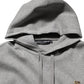 Gray Logo Cotton Hooded Sweatshirt Sweater