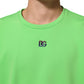 Green Logo Crew Neck Short Sleeves T-shirt