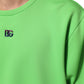 Green Logo Crew Neck Short Sleeves T-shirt