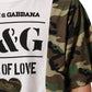 White Logo Camouflage Crew Neck Men T-shirt