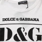 White Logo Camouflage Crew Neck Men T-shirt