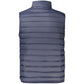 Blue Polyester Men Jacket