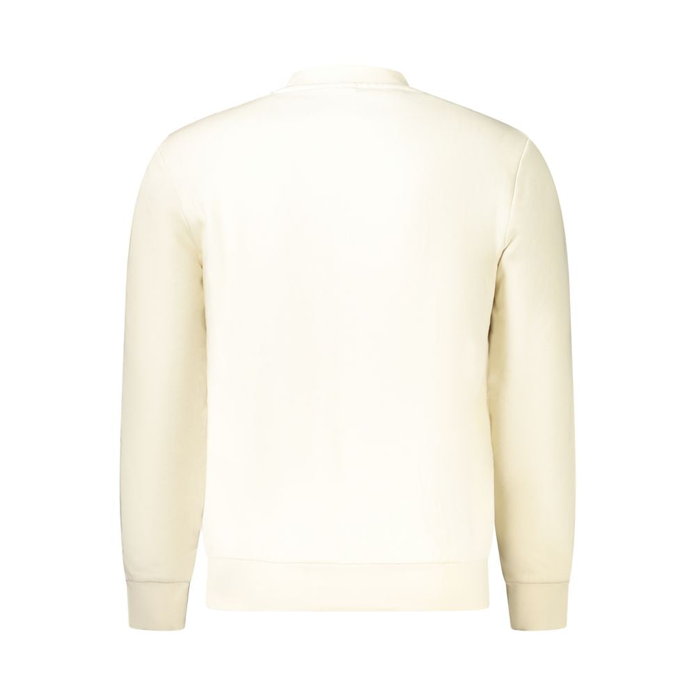 Beige Cotton Men Sweater