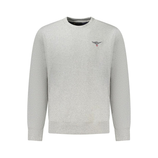 Gray Cotton Men's Sweater