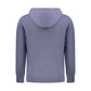 Blue Cotton Men's Hooded Sweater