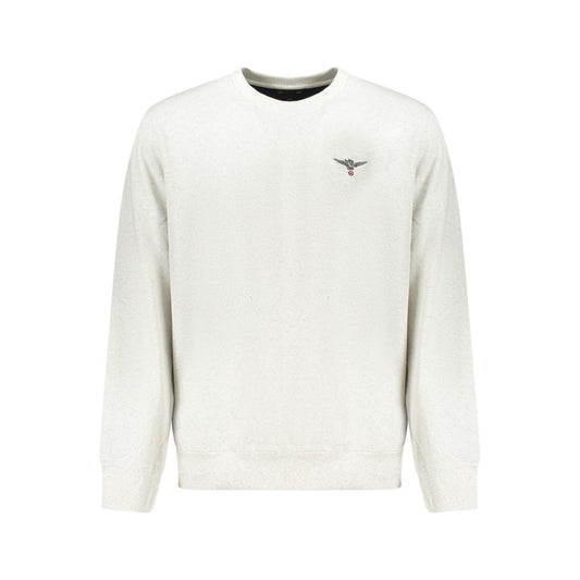 Gray Recycled Cotton Men Sweater