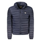 Blu Polyester Men Light Jacket