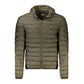 Green Polyester Men Jacket
