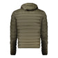 Green Polyester Men Jacket