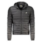 Black Polyester Men's Light Jacket