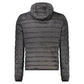 Black Polyester Men's Light Jacket
