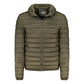 Green Polyester Men Jacket