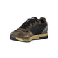 Blue Leather Men Sneaker
