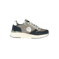 Gray Leather Men Sneaker