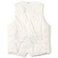White Polyamide Sleveless Jacket