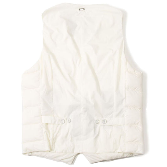 White Polyamide Sleveless Jacket