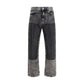 Five-pocket Jeans with mini studs