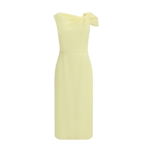 Draped Midi Cady Dress