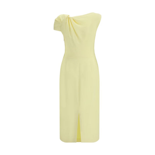 Draped Midi Cady Dress