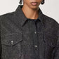 Black Cotton Jackets & Coat