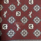 Bordeaux Bandana Silk Square Handkerchief Scarf
